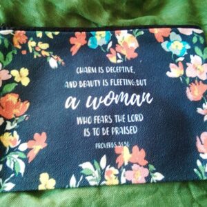 🌸 Faith Inspired Make-Up & Cosmetic Bag 🌸